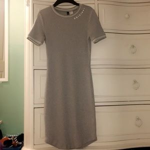 H&M Tight Light Gray Dress